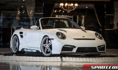 Белый Porsche 997 Turbo Cabriolet от Couture Customs